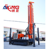 Machine de forage d'eau pneumatique sur chenilles de 260 m pour puits d'eau à vendre