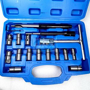 17 पीसी डीजल इंजेक्टर सीट कटर सेट वाहन मरम्मत उपकरण यूनिवर्सल री-फेस रीमर टूल सेट - Product Image 2