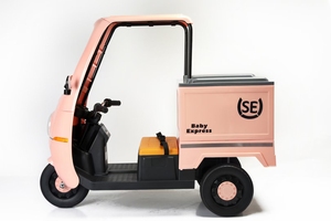 Fabricación interesante niño niña camión de reparto toldo niños bebé carga niños coche de juguete eléctrico - Product Image 2