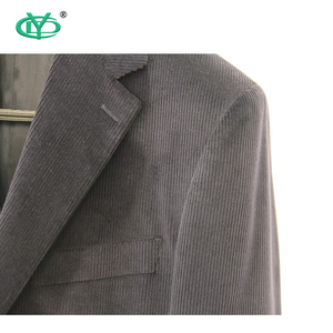 <span class=keywords><strong>Velours</strong></span> côtelé hommes <span class=keywords><strong>veste</strong></span> grande taille hommes costumes simple boutonnage deux boutons kaki clair fer gris vert clair bleu Royal hommes costumes - Product Image 4