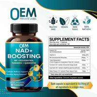BIOCCHN OEM Capsules de supplément NAD de haute qualité Capsules NAD Capsules de mononucléotide NAD pur Resvératrol Nicotinamide