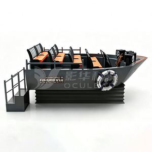 Écran de projection théâtral pour aventures en Bermudes, Écran de navigation volante, Équipement dynamique 5D/7D, Machine de jeu immersive sur piste 9D - Product Image 4