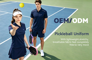Premium Performance Pickleball Kleding Snel Droogende Stretchstof Pickleball Shirt Groothandel Leverancier - Product Image 5