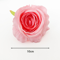 Hochzeit dekorative Faux Rose Head 10CM künstliche Seide Rose Blume