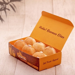 Juego de Empaque Personalizado <span class=keywords><strong>para</strong></span> <span class=keywords><strong>Churros</strong></span>, Caja con Identidad de Marca Unificada, Envoltorio, Servilleta y Bolsa, Listo <span class=keywords><strong>para</strong></span> Entrega DDP - Product Image 2