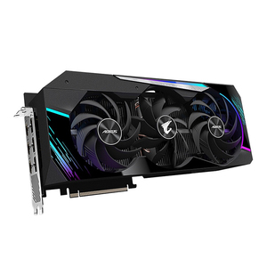 Carte graphique de jeu GEFORCE GIGABYTE <span class=keywords><strong>AORUS</strong></span> RTX 3080 MASTER 10G d'occasion avec 10 Go de mémoire GDDR6X, compatible avec Intel Core I9 12900K - Product Image 2