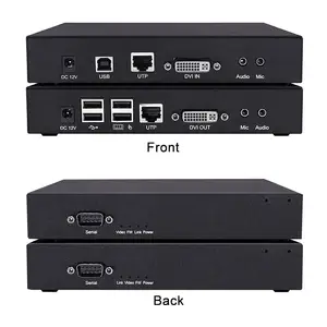 Extender Kvm DVI 4K da 150m su cavo Cat5e/6/7 Ethernet HD-Base-T supporto digitale uncompress usb2.0 audio RS232 DVI Extender