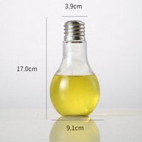 Bouteilles en verre transparentes personnalisées pour ampoules, 150ml-800ml, pour boissons, jus, lait, avec bouchon à vis