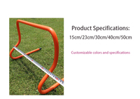ZJFIT - Barrières de saut pour l'entraînement au football des enfants - Échelle d'agilité - Obstacles amovibles - Matériel PVC écologique - Personnalisable
