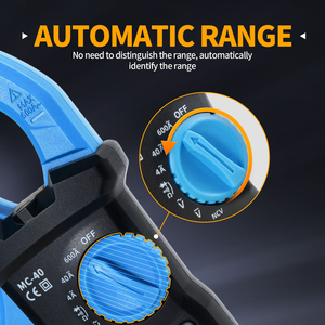 <span class=keywords><strong>Multimètre</strong></span> numérique à pince FNIRSI MC-40, tension AC/DC 600V 600A, test diode, NCV, Ohm, capacité, 6000 points de mesure, True RMS, auto-ranging - Product Image 4