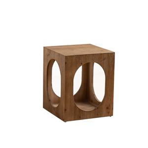 [] Wooden <b>Coffee</b> <b>Table</b> With Hollow Design For Living Room And <b>Coffee</b> Shop - Product Image 5