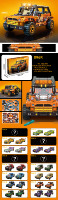 Jouets de construction de voitures SUV très vendus