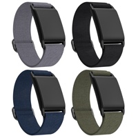 Bracelet de montre Whoop en nylon tissé, toile élastique, boucle à ardillon, bracelet de montre sport monobloc 290 mm * 22 mm