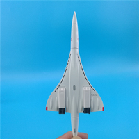 Modèle d'avion en alliage de zinc durable Concorde Air France à l'échelle 1:400 de 16 cm pour cadeau promotionnel