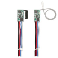 Module de commutation à télécommande sans fil 433Mhz DC3.6V-24V, récepteur de relais RF 433Mhz 1CH, contrôleur de lumière LED, Kit de bricolage
