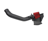 Nouveau kit d'admission d'air froid pour M340i G20 G21 B58 3.0L Turbo avec bouclier thermique et filtre rouge, modèle AF-1097-BK