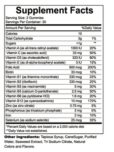 Gomitas de Vitaminas Prenatales para Mujeres Embarazadas, Ácido Fólico, Hierro, <span class=keywords><strong>DHA</strong></span>, 60 Unidades, Certificación ISO, Mejora el Sistema Inmunológico, Color Personalizado - Product Image 2