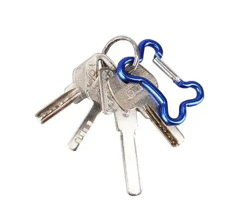 מתכת Carabiner קליפ Keyring Keychain מפתח טבעת שרשרת מחזיק