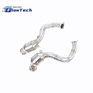 Kit de Downpipe à Haut Débit en Acier Inoxydable T304 pour Aston Martin DB11 4.0T V8 M177 – Échappement Performance à Fixation Directe 2017-2024 - Product Image 2