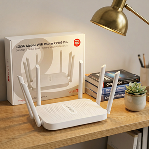 ความเร็วไวไฟ 300mbps เสาอากาศ 6 ต้น และช่องใส่ซิมการ์ด 4G  เราเตอร์ไร้สาย <span class=keywords><strong>Lte</strong></span> Cpe  เราเตอร์ไวไฟ 4G พร้อมช่องใส่ซิมการ์ด - Product Image 1