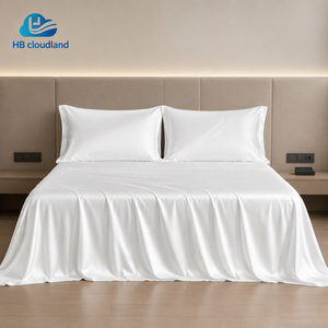 Juego de Cama Cloudland con Certificación OEKO-TEX y Aprobación GOTS, Ecológico, Refrescante, de Bambú, con Bolsillos Profundos, 400 Hilos, Adhesivo, para Todas las Estaciones - Product Image 1