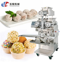 Machine à encruster automatique à triple trémie 220V, nouvelle, haute efficacité, production continue de snacks, multifonctionnelle pour boulangerie