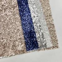 Usine en gros 100% polyester maille plusieurs couleurs paillettes tissu brodé pour robe de femme