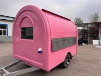 Remorque de cuisine mobile multifonctionnelle certifiée DOT en fibre de verre pour la vente de nourriture et de boissons, remorque de traiteur avec barre de remorquage
