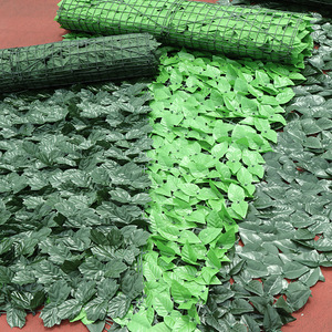 Haies artificielles pour jeunesse rurale, 0,5x0,5m à 1x3m, feuilles de lierre vertes, clôture décorative pour balcon et cour - Product Image 1