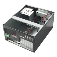 Penjualan laris Dual COM Port Server PC casing dinding industri Atx Server Chassis