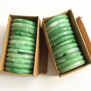 DAICY a buon mercato all'ingrosso delle donne di bianco <span class=keywords><strong>verde</strong></span> di vetro <span class=keywords><strong>giada</strong></span> del braccialetto braccialetti - Product Image 2