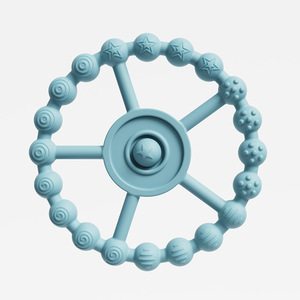 <span class=keywords><strong>Mordedor</strong></span> <span class=keywords><strong>Vibrador</strong></span> de Silicona Libre de BPA para Bebés, Juguete Masticable de Grado Alimenticio para Masaje de Encías - Product Image 4