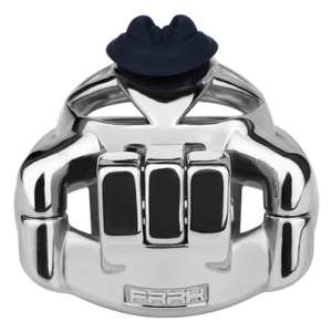 <span class=keywords><strong>Cage</strong></span> de <span class=keywords><strong>chasteté</strong></span> pour hommes en acier inoxydable FRRK avec cathéter en silicone, adaptée à la féminisation masculine/aux garçons efféminés, jouet sexuel pour adultes - Product Image 4