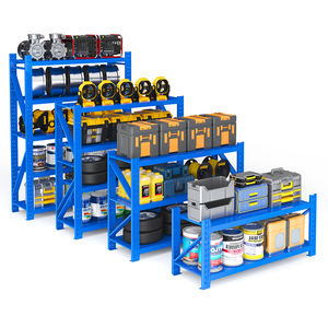 Étagères en acier à usage moyen réglables de support de stockage d'étagères pour le support en métal d'entrepôt - Product Image 6