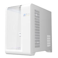 Gabinete Gaming para PC Lovingcool Full Tower con Triple Vidrio Templado y Pantalla de Temperatura, Compatible con ATX/ITX