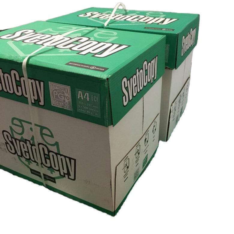 80 GSM A4 белая офисная копировальная бумага