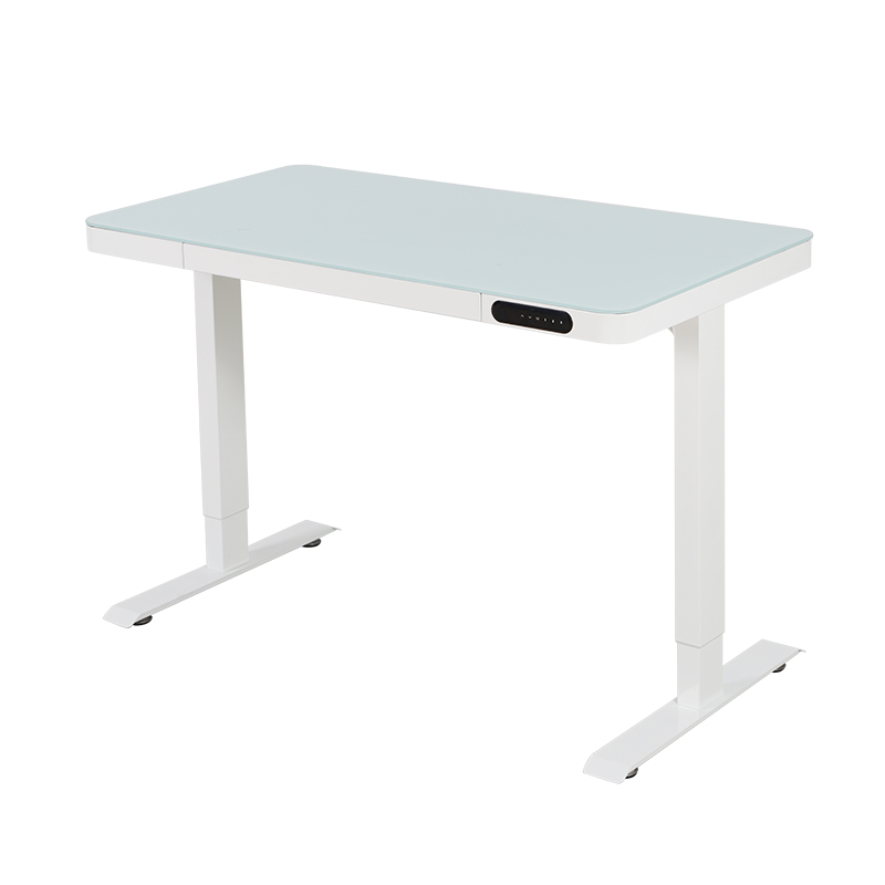 Top Quality Healthy Workplace Electric Height Adjustable Office Smart Table Automatic Standing Desk with Drawer