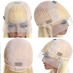 Pelucas de cabello humano recto de hueso prearrancado para mujeres negras, pelucas delanteras de encaje de cabello humano brasileño, peluca Frontal de encaje Hd para mujeres negras - Product Image 1