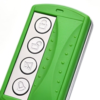 Télécommande universelle à coque de couleur personnalisée, 433 MHz, 4 canaux, sans fil, pour ouvre-porte coulissant automatique