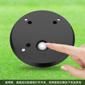 Lámpara Solar de Jardín Lu Yao con 10 LED, Impermeable, para Exteriores, Césped, Paisaje, Decorativa, con Interruptor Manual - Product Image 3