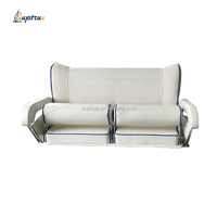 Suptrue Accessoires marins, siège de bateau confortable de luxe à 3 places, couleur personnalisée de qualité marine, banc pliable, sièges de bateau souples