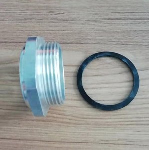 Hợp kim nhôm dầu mức chất lỏng đo Sight Glass G1/2 nam Threaded Glass mức dầu Sight chỉ số cho máy nén khí - Product Image 3