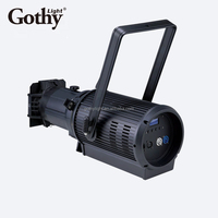 Projecteurs LED profilés blancs 300W 250W RGBW avec contrôle DMX512, CRI 95, indice de protection IP20, en alliage d'aluminium, pour éclairage de scène