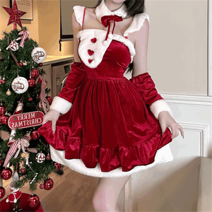 Costume <span class=keywords><strong>de</strong></span> cosplay <span class=keywords><strong>de</strong></span> Noël à prix avantageux, costume <span class=keywords><strong>de</strong></span> lapin sexy en grande taille, robe <span class=keywords><strong>de</strong></span> nuit, <span class=keywords><strong>tenue</strong></span> <span class=keywords><strong>de</strong></span> Père Noël - Product Image 4