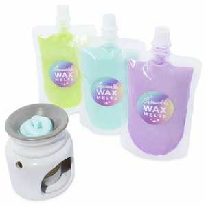 La <span class=keywords><strong>cire</strong></span> de soja en gelée colorée de marque privée personnalisée fond de <span class=keywords><strong>cire</strong></span> à presser parfumée préfabriquée pour la décoration intérieure - Product Image 4