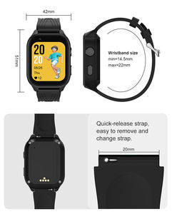 <span class=keywords><strong>Montre</strong></span> intelligente pour enfants 4G Wifi avec caméra vidéo SOS appel de sécurité GPS pour garçons et filles 2,0 pouces D18 carrée - Product Image 6