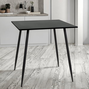 Ý Đồ Nội Thất Phòng Ăn Vuông Nhà Hàng Nhà Bếp Bàn Ăn Kim Loại Cơ Sở MDF Gỗ Bàn Ăn - Product Image 5