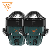 Nouvel arrivage AKE FC302 PRO 120W 3 pouces Bi LED Projecteur de phare à lentille Installation sans perte Vente en gros Projecteur de feux de route et de croisement