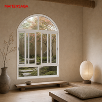 Fabricant professionnel de fenêtres coulissantes en aluminium avec moustiquaire, étanches, pour cuisine, balcon, salle de bain