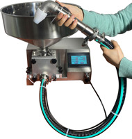 Machine de remplissage semi-automatique pour crèmes alimentaires / Équipement d'injection et de remplissage de crème pour croissants, beignets et gâteaux fourrés